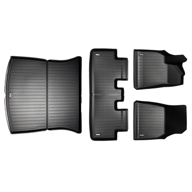 2befair Premium Gummimatten Gesamtset für das Tesla Model Y