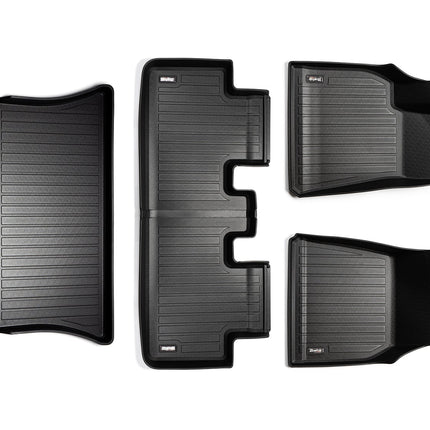 2befair Premium Gummimatten Gesamtset für das Tesla Model Y