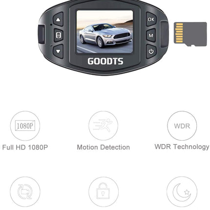 1080P Mini Car Camera Dash Cam