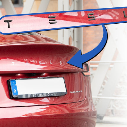 Tesla Schriftzug für alle Tesla Modelle